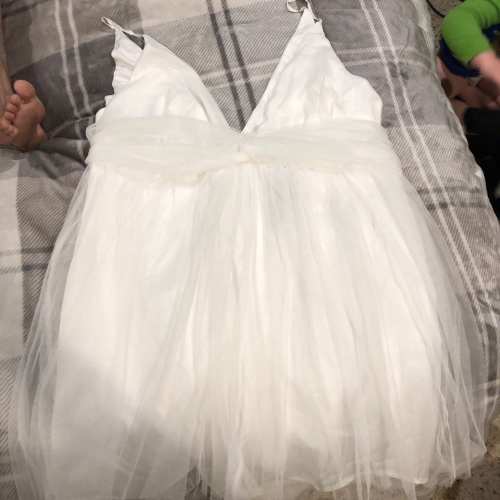 White Fashion Nova Dress!